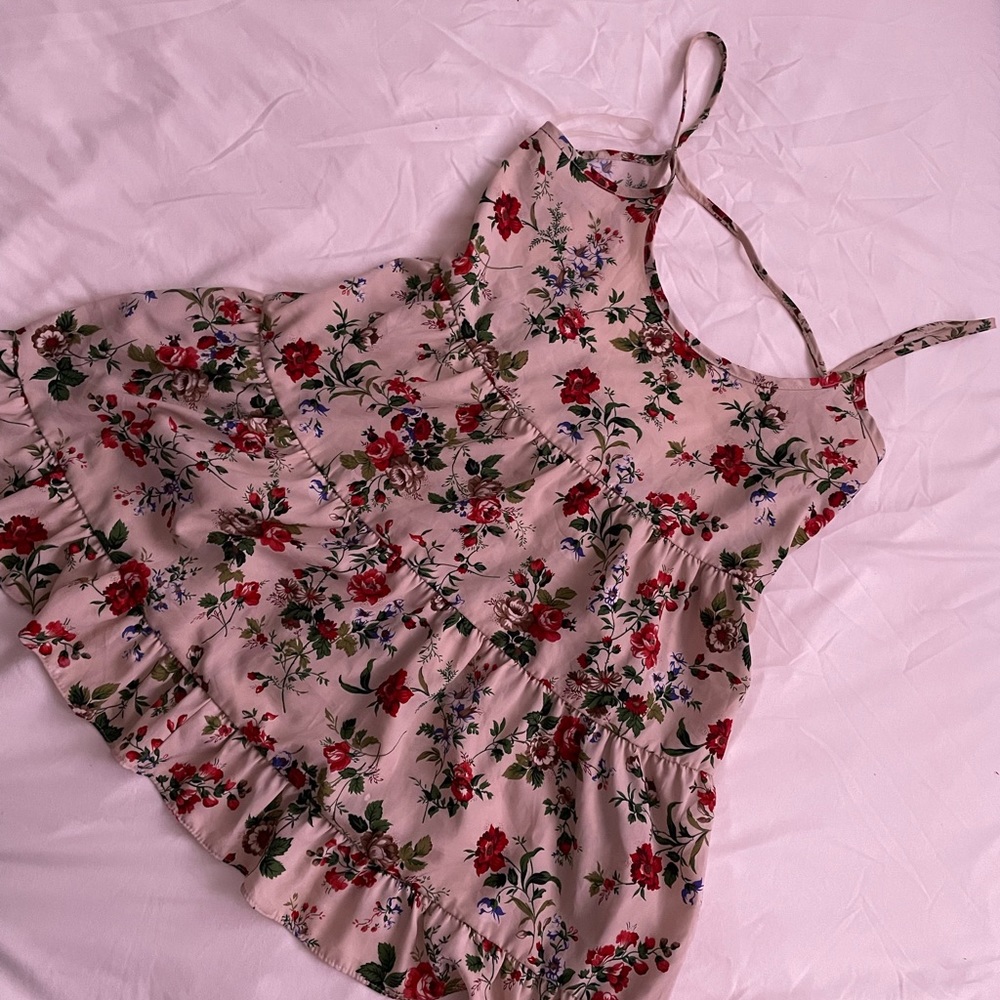 Floral Flowy Tank Top